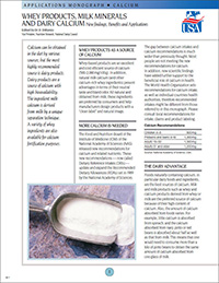 milk minerals and dairy calcium